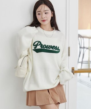 WEGO グラフィックニットBIGプルオーバー 柄9