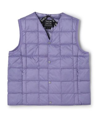 UNFILO 【120-150cm】TAION Vネック ダウンベスト(UNISEX) ラベンダー