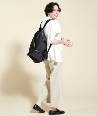 LA BAGAGERIE 【復刻リニューアル】口折れタッセル付きリュックサック ブラック