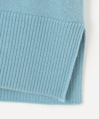組曲 【WEB限定】ウールカシミヤミックス カーディガン パウダーブルー