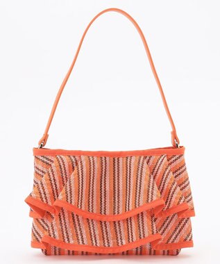 組曲 チュールラッフルバッグ オレンジ系5