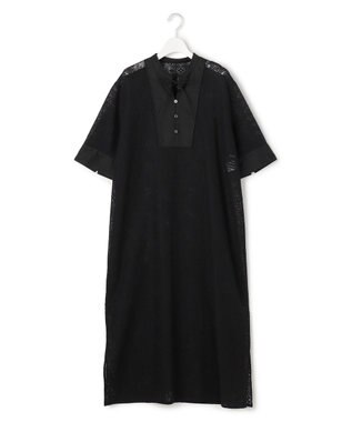 23区 【SLOW/一部店舗限定】モチーフレース ワンピース ブラック