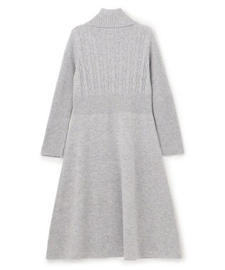 TOCCA 【洗える】ICE BOX ニットドレス グレー系