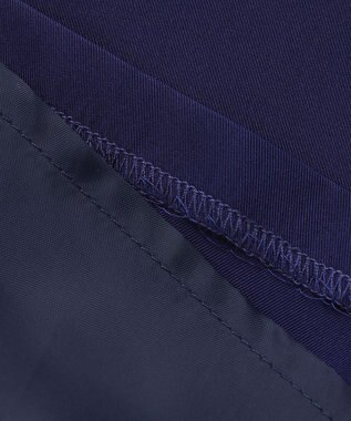 ANY SIS 【洗える】ロングタフタフレア スカート ネイビー