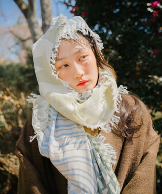 POLS コットン meadow モヒカンストール