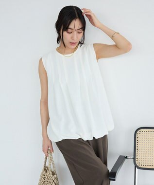 CRAFT STANDARD BOUTIQUE タックバルーンプルオーバー Off White