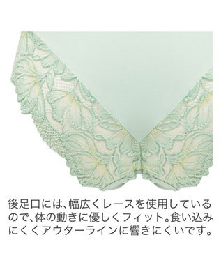 BRADELIS New York 【BRADELIS New York】サポートバックラインスタイルパンティ24S1 ミント