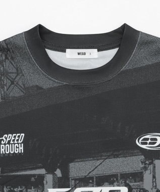WEGO 【ユニセックス着用/MLサイズ展開】フォトゲームグラフィックT（SS） ブラック