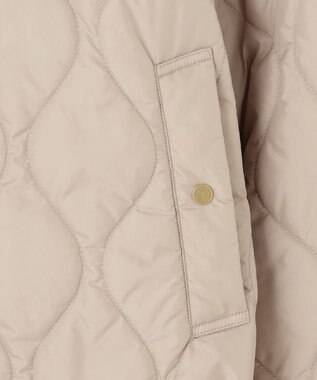 23区 L 【洗える/撥水加工】中綿 パディング アウター ベージュ系