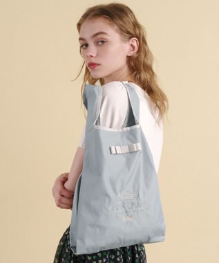 TOCCA 【WEB＆一部店舗限定】【折り畳み収納可能】POINT OF RIBBON ECOBAG エコバッグ