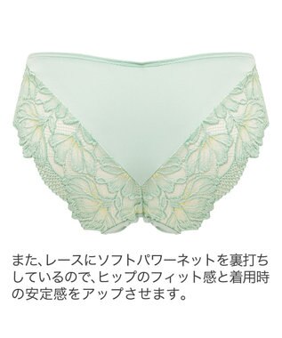 BRADELIS New York 【BRADELIS New York】サポートバックラインスタイルパンティ24S1 ミント