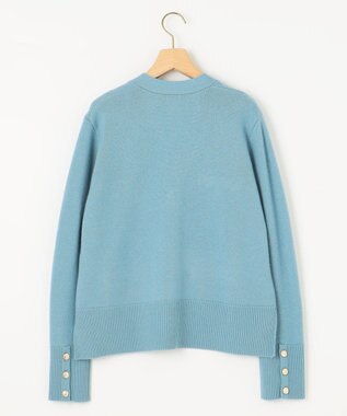 組曲 【WEB限定】ウールカシミヤミックス カーディガン パウダーブルー