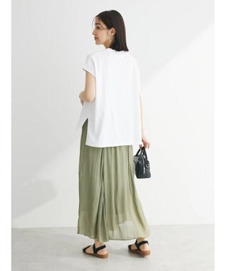 Green Parks ■別注ＲＵＳＳＥＬＬ　ＡＴＨＬＥＴＩＣ　ワイドフレンチＴ Off White