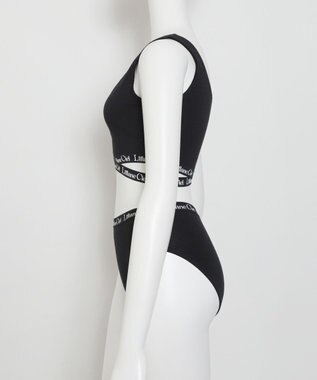 WEGO 【ハーフトップ＆ショーツセット】Liliane　Ciel　クロスロゴ ブラック