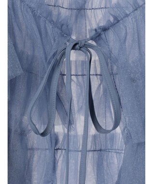 Green Parks ・ＥＬＥＮＣＡＲＥ　ＤＵＥ　２ｗａｙラメチュールフリルキャミ Blue