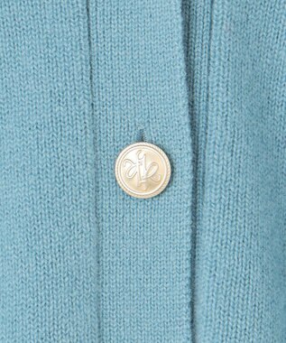 組曲 【WEB限定】ウールカシミヤミックス カーディガン パウダーブルー