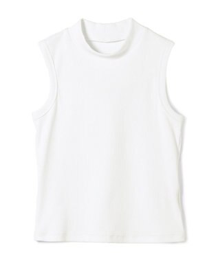 Chacott ソフトリブノースリーブTシャツ ホワイト