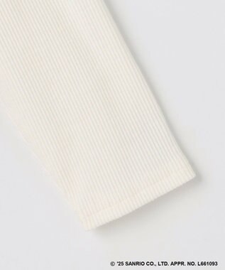 ANY KIDS 【ハローキティ×ANY KIDS】ドッキング刺繍 長袖Tシャツ レッド