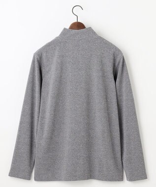 JOSEPH ABBOUD 【洗える/ソフトな肌触り】ミニパイルモック ネック Ｔシャツ ライトグレー系