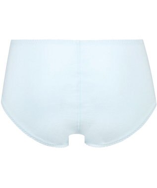 Wing ジュニア ショーツ おしりにくいこみにくい ズレ上がりにくい(裾) 綿混素材(身生地部) 【non!PKパンツ】 はきこみ丈あさめ RJ3377 ウイング／ワコール ブルー