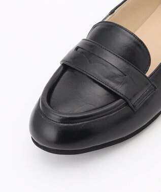 組曲 ラウンドローファー ブラック系