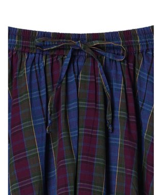 Green Parks Ｉ　先染めチェックギャザースカート Check