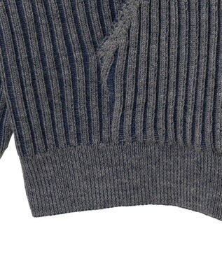 WEGO ヴィンテージライクZIPパーカー ブルー