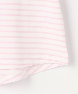 組曲 KIDS 【110-140㎝】 フルーティーボーダーTシャツ ピンク