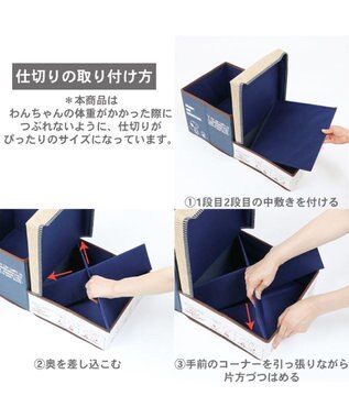 PET PARADISE ペットパラダイス スヌーピー ２段 ステップ 収納付き ゆとり 紺（ネイビー・インディゴ）