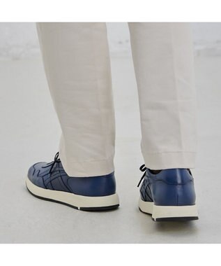 ASICS WALKING RUNWALK TRAD SNEAKER 3E ネイビーブルー