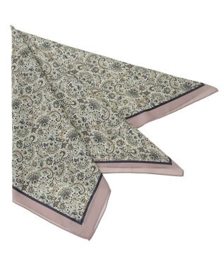 AMERICAN HOLIC 大判ペイズリースカーフ Beige