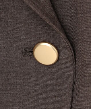 ANY SIS ウーステッドエステル テーラード ジャケット モカグレー