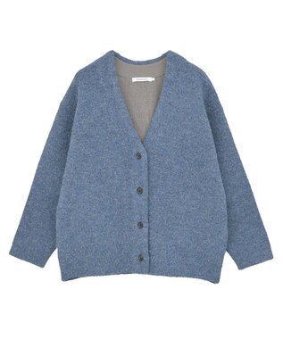 AMERICAN HOLIC ＶネックＷフェイスニットカーディガン Blue