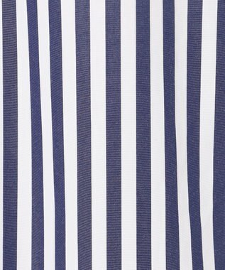 J.PRESS MEN 【J.PRESS ORIGINALS】Broad Stripe Open Half Sleeve Shirt / Baggy-Fit ネイビー系1