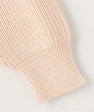 Feroux 【洗える】ラッフルレイヤード ニット アイボリー系