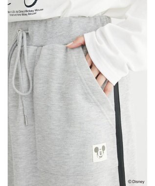 Green Parks Ｄｉｓｎｅｙ／ラメ裏毛ラインスカート Gray Mixture