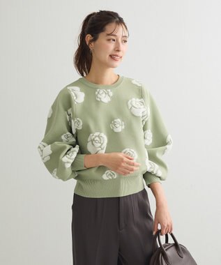 Green Parks ・ｓｗｉｎｇ　ｂｙ　バラジャカードニット Green