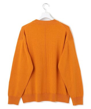 J.PRESS YORK STREET 【UNISEX】ANTI PILLING WOOL クルーネックニット オレンジ系