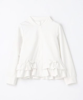 ANY KIDS 裾 フリル ラッシュガード ホワイト