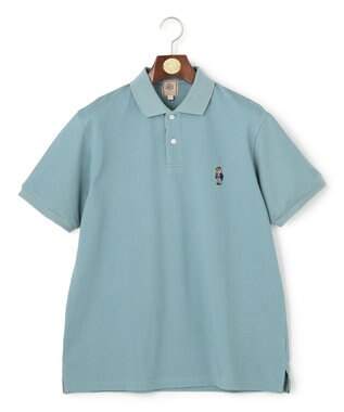 J.PRESS MEN 新デザイン【BULLDOG BOY / 8色展開】カノコレジメン ポロシャツ サックスブルー系