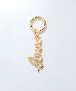 Phoebe レタードキーチャーム　ラブ ゴールド