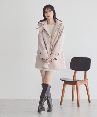 earth music&ecology ダッフルコート Light Beige