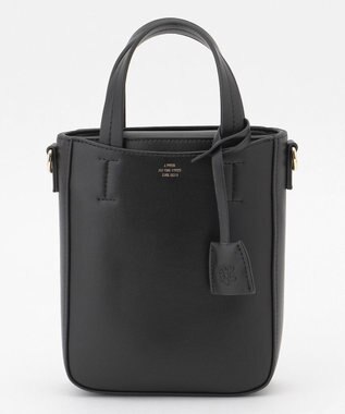 J.PRESS LADIES 【2way】スプリットレザー ナノポシェット バッグ ブラック系