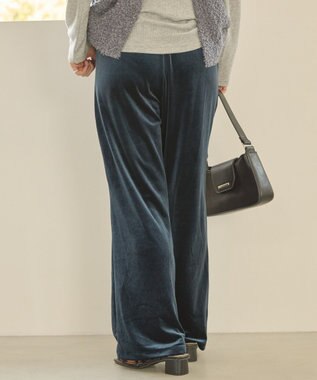 AMERICAN HOLIC ベイカーベロアパンツ Navy