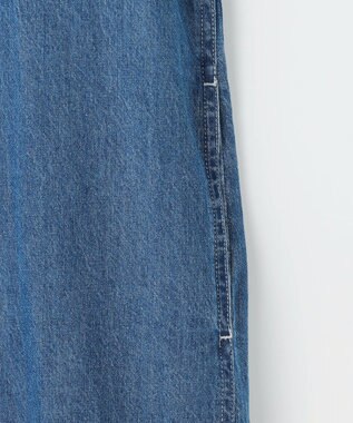 J.PRESS LADIES コットンリネン 7oz デニム シャツ ワンピース ユーズド系