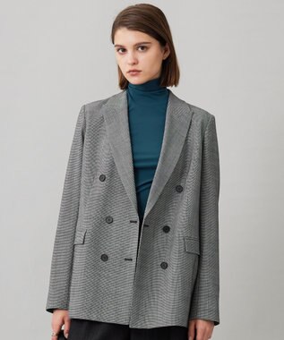 ICB 【洗える】 パウダリーチュール ハイネックトップス ピーコック系