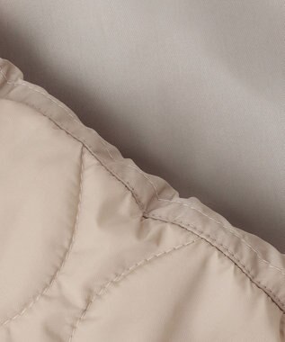 23区 L 【洗える/撥水加工】中綿 パディング アウター ベージュ系