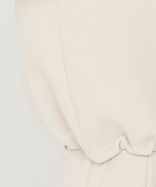 uncrave 【防シワ・洗濯機洗い可】ウォッシャブルダブルクロス トラックジャケット（uncrave STANDARD） エクリュ