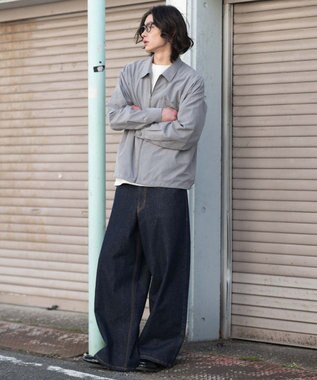 WEGO 【ユニセックス着用ITEM】フェイクスウェードシャツジャケット グレー