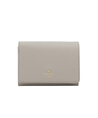 LANVIN en Bleu リュクサンブールカラー 二つ折り被せ財布